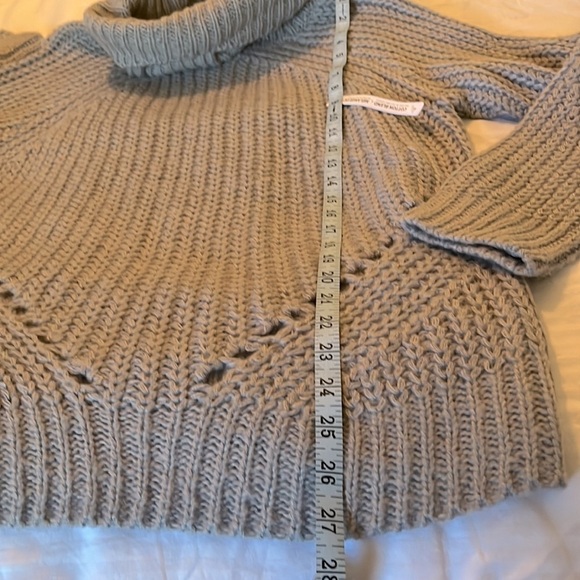 Cloth by Design Women's Long Sleeve Pointelle Turtleneck Sweater - Picture 7 of 9